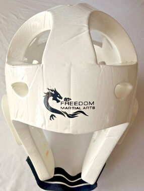 Freedom Martial Arts DXV Vision Sparring Headgear - White (Size CHL)
